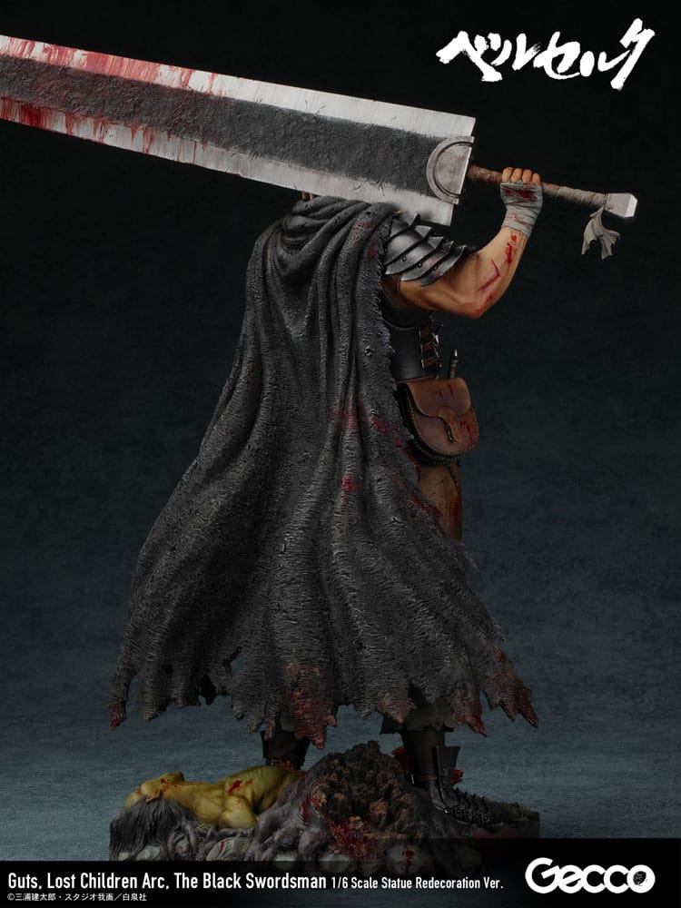 Berserk Statue 1/6 Guts Lost Children Arc The Black Swordsman Redecoration Ver. 38 cm