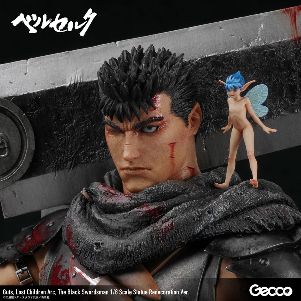 Berserk Statue 1/6 Guts Lost Children Arc The Black Swordsman Redecoration Ver. 38 cm