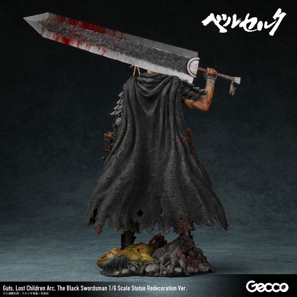 Berserk Statue 1/6 Guts Lost Children Arc The Black Swordsman Redecoration Ver. 38 cm