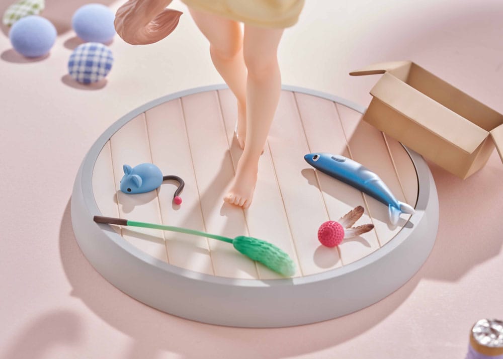 My Cat Is a Kawaii Girl Statue 1/6 Kinako Play With Ver. AmiAmi Limited Edition 21 cm