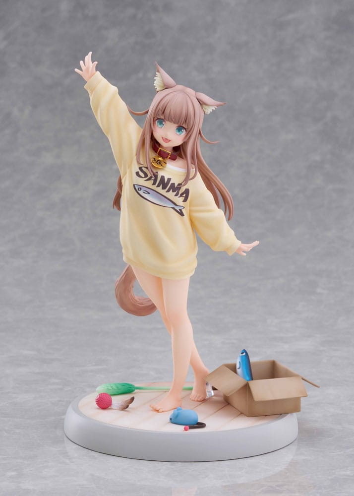 My Cat Is a Kawaii Girl Statue 1/6 Kinako Play With Ver. AmiAmi Limited Edition 21 cm
