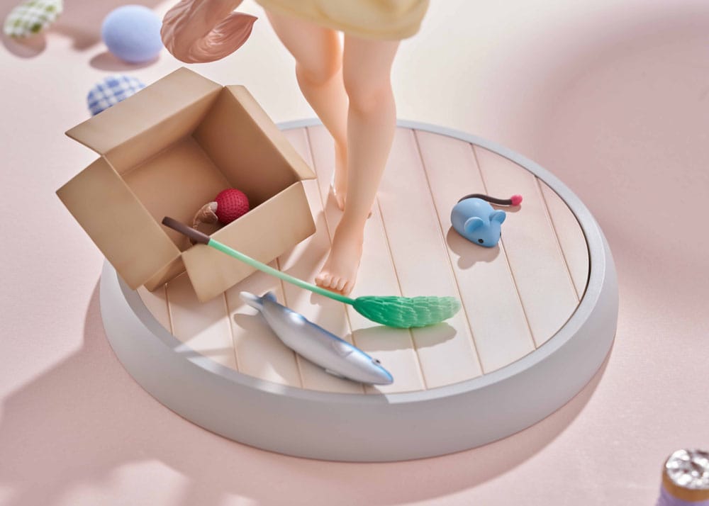 My Cat Is a Kawaii Girl Statue 1/6 Kinako Play With Ver. AmiAmi Limited Edition 21 cm