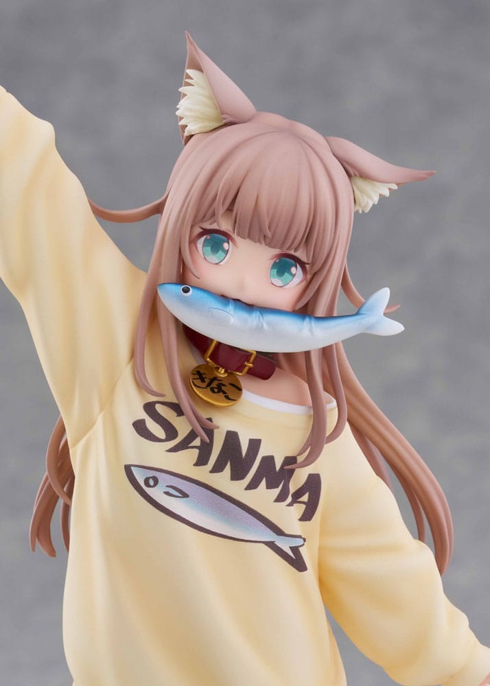 My Cat Is a Kawaii Girl Statue 1/6 Kinako Play With Ver. AmiAmi Limited Edition 21 cm