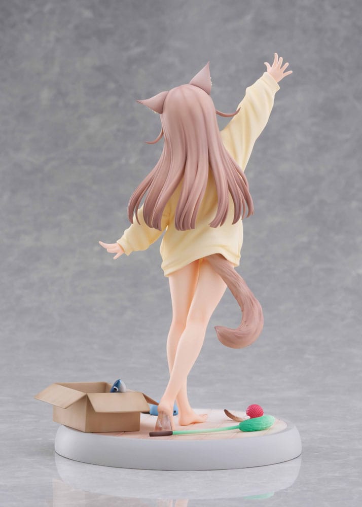 My Cat Is a Kawaii Girl Statue 1/6 Kinako Play With Ver. AmiAmi Limited Edition 21 cm