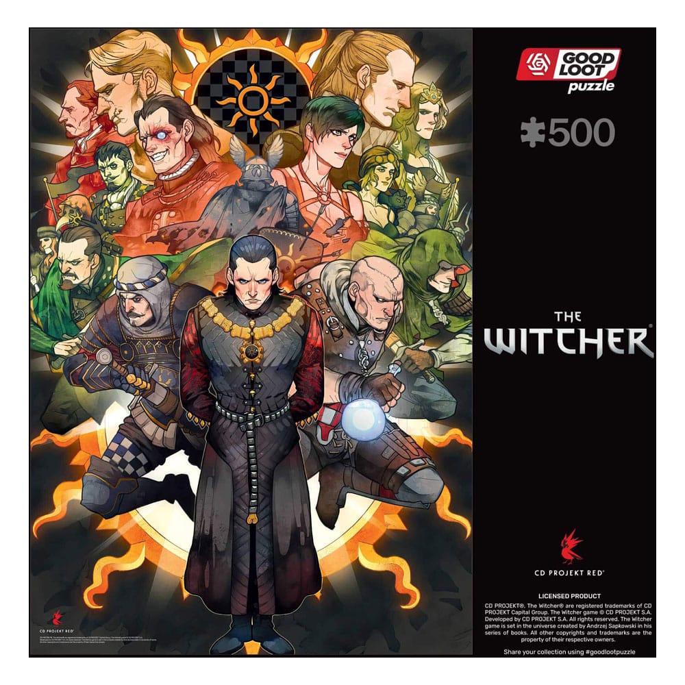 The Witcher Gaming Puzzle Nilfgaard (500 Teile)