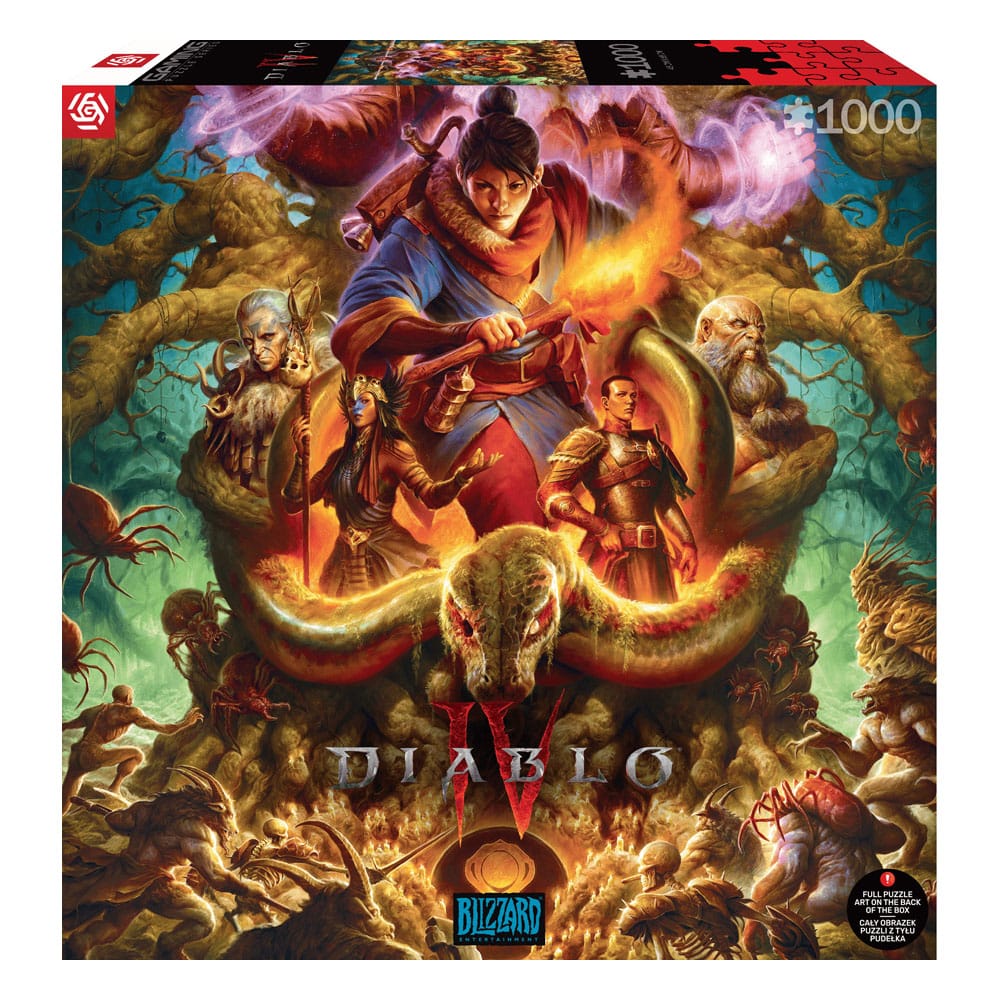 Diablo IV Gaming Puzzle Horadrim (1000 Teile)