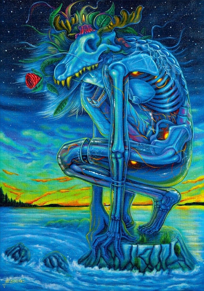 Imagination Series Puzzle Kamil Jakóbczak Bialy Wilk (1000 Teile)