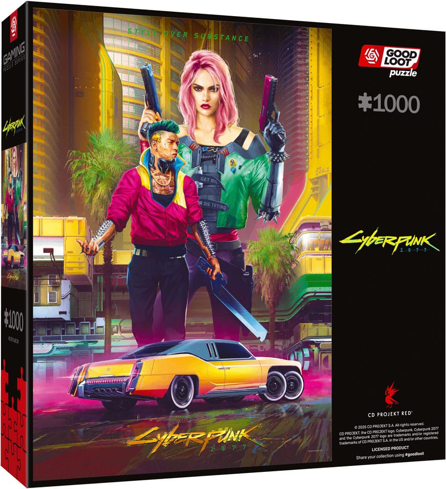 Cyberpunk 2077 Puzzle Kitsch Style (1000 Teile)