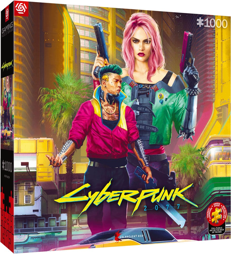 Cyberpunk 2077 Puzzle Kitsch Style (1000 Teile)