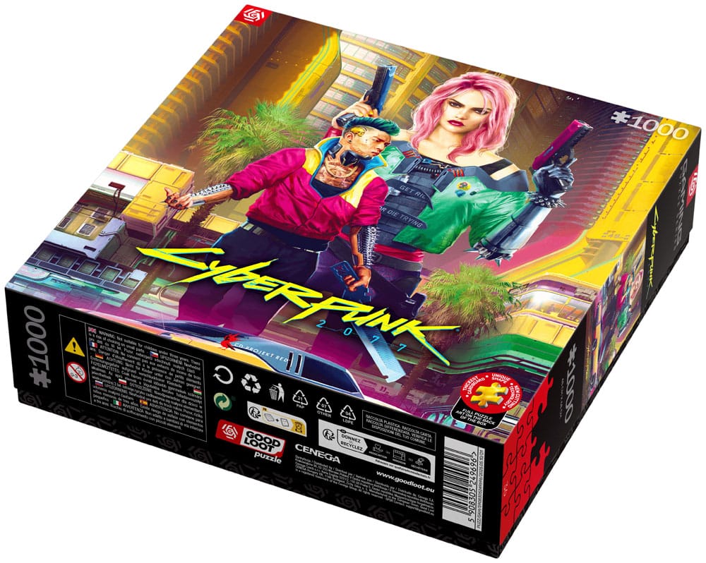 Cyberpunk 2077 Puzzle Kitsch Style (1000 Teile)