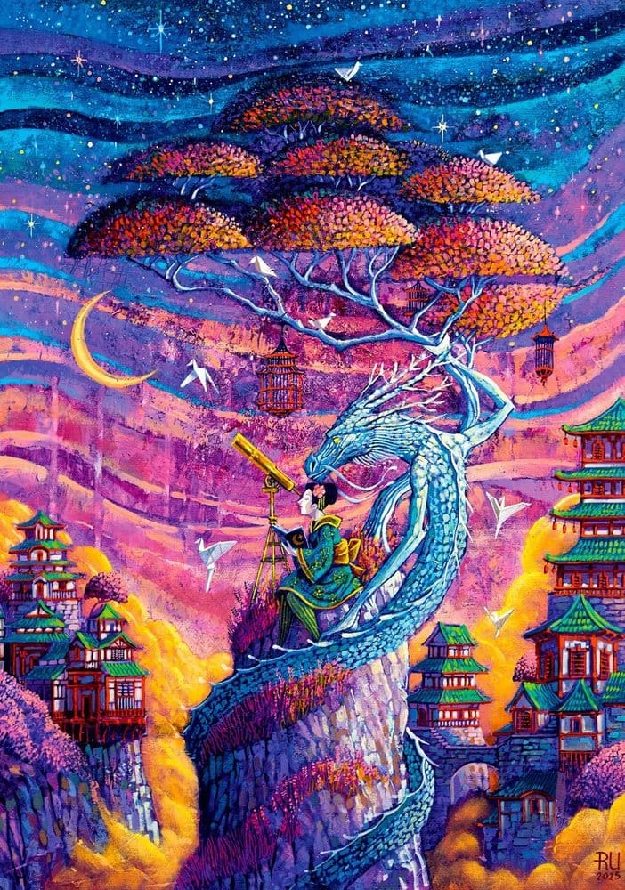 Imagination Series Puzzle Roch Urbaniak Sakura i Ryu (1000 Teile)