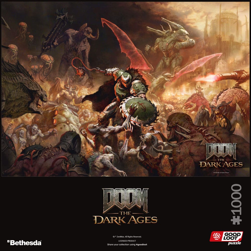 Doom The Dark Ages Puzzle Slayer's Rag (1000 Teile)