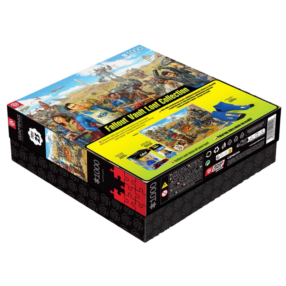 Fallout Geschenkset Fallout Vault Loot Collection (Puzzle, Socken, Figur & Schlüsselanhänger)