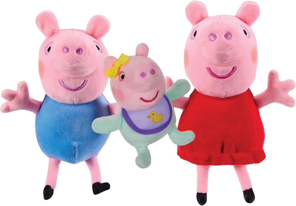 Peppa Pig Plüschfiguren 3er Pack