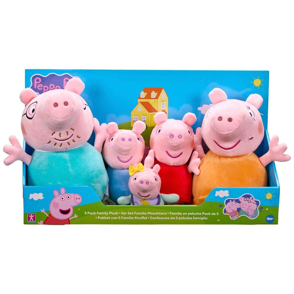 Peppa Pig Plüschfiguren 5er Pack