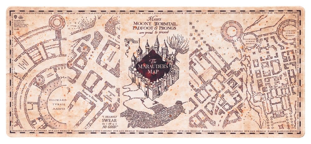 Harry Potter XL Mauspad Karte des Rumtreibers 80 x 35 cm