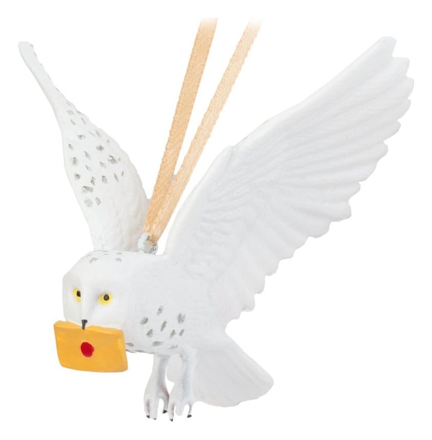 Harry Potter Set mit 3 Weihnachtsornamenten Sprechender Hut, Gleis 9 3/4 und Hedwig 7 cm