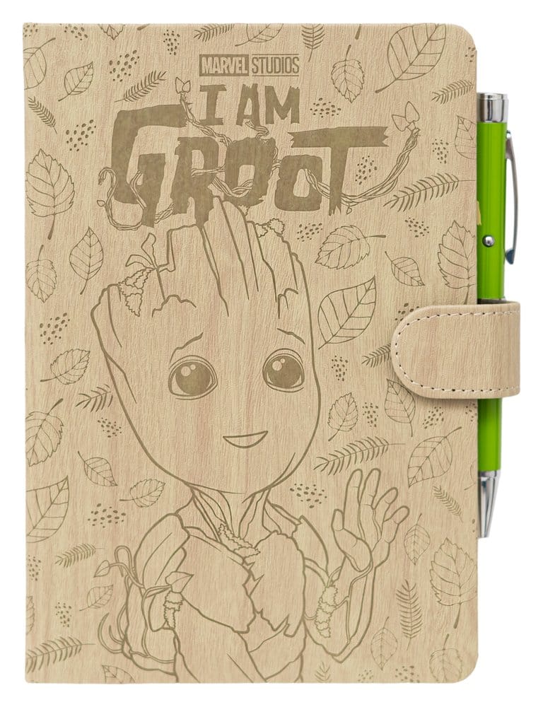 Marvel Premium Notizbuch mit Projektor-Stift Groot A5
