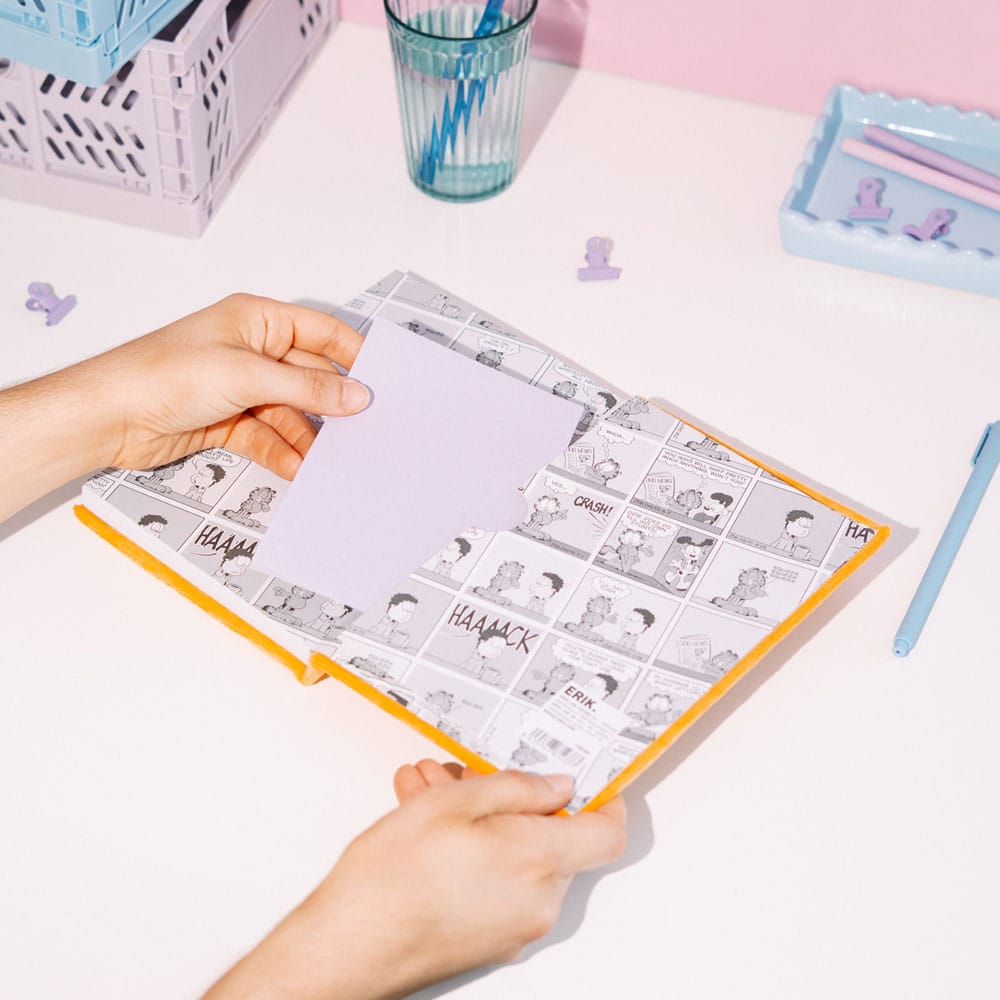 Garfield Premium Plüsch Notizbuch A5