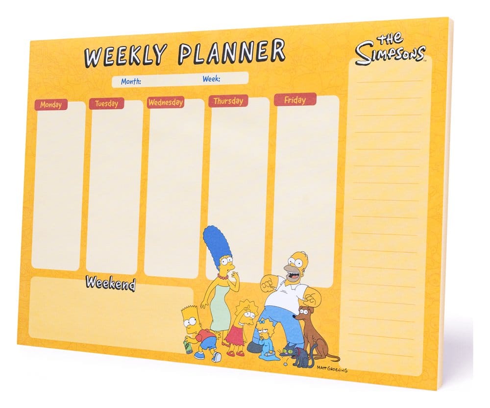 Die Simpsons Wochenplaner A4