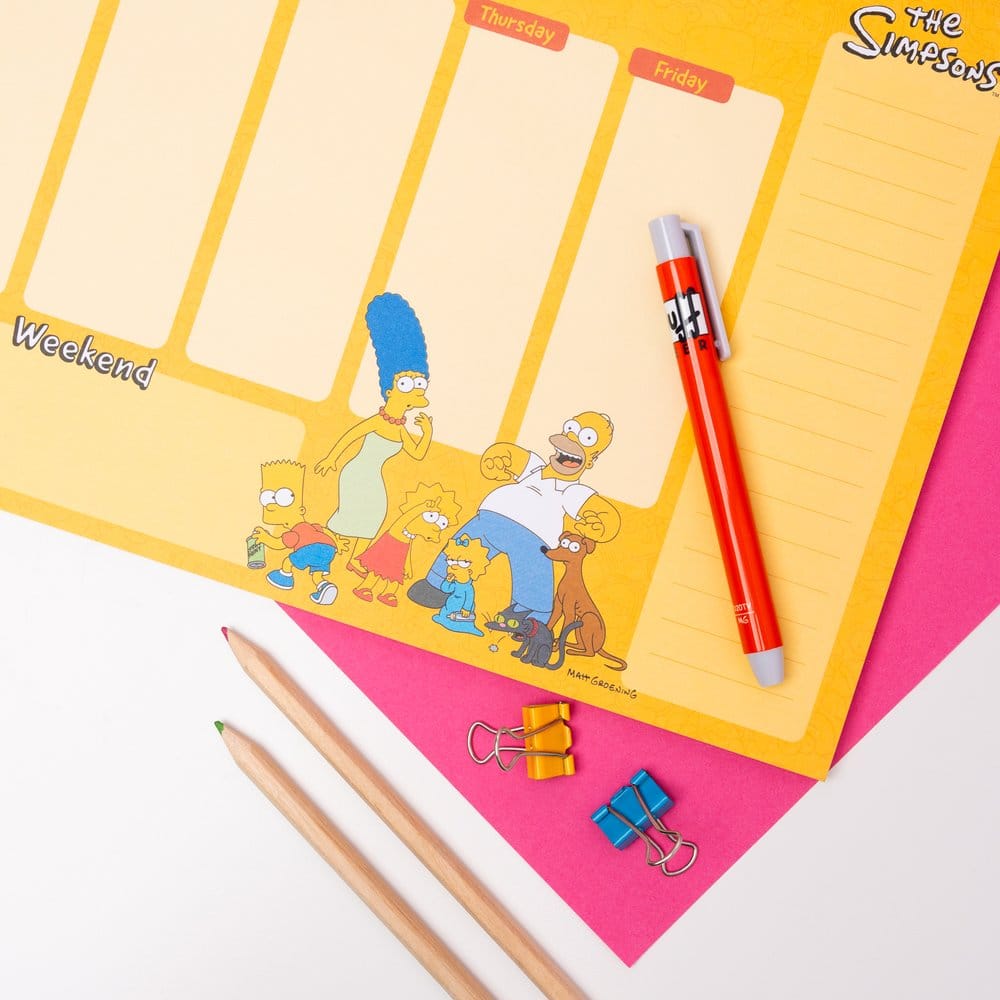 Die Simpsons Wochenplaner A4