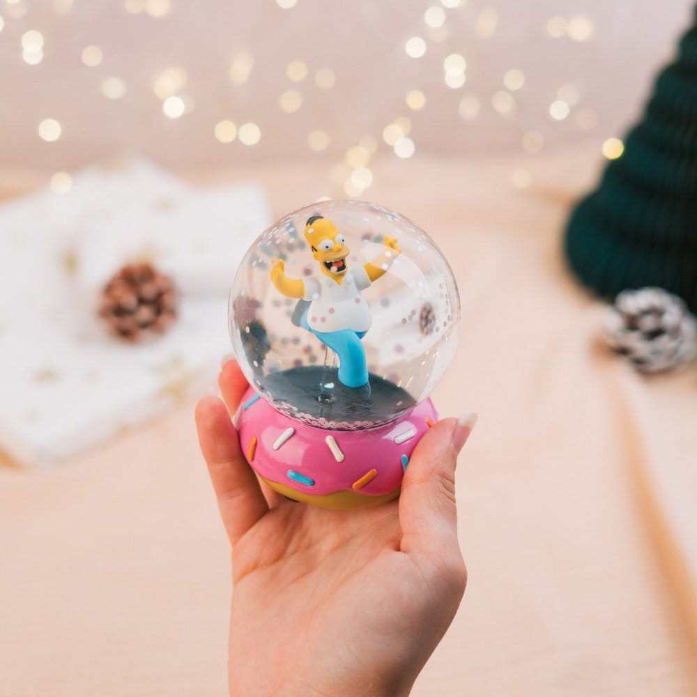 Die Simpsons Schneekugel Homer Simpson Donut 10 cm