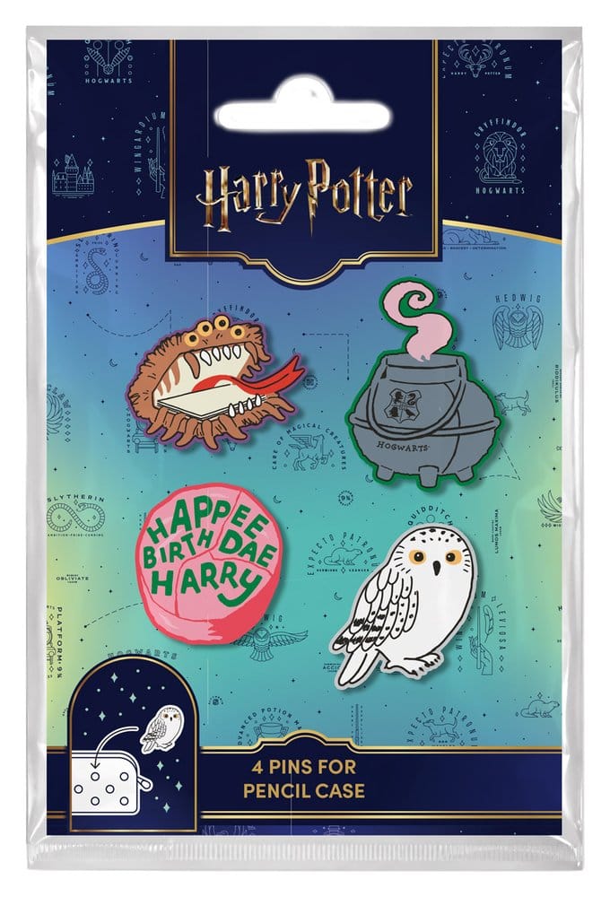 Harry Potter Ansteck-Pins 4er Set