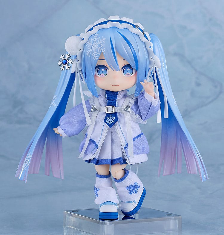 Character Vocal Series 01: Hatsune Miku Nendoroid Doll Actionfigur Snow Miku: Yukiiro Pop Ver. 14 cm