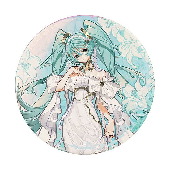 Character Vocal Series 01: Hatsune Miku Ansteck-Button Hatsune Miku feat. Yoneyama Mai Extra Large 15 cm