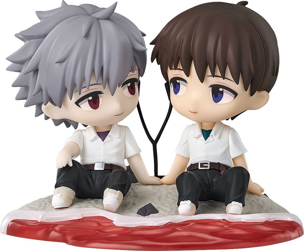 Rebuild of Evangelion Chibi Figur Shinji Ikari & Kaworu Nagisa 8 cm