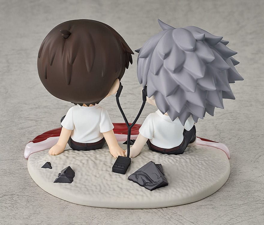 Rebuild of Evangelion Chibi Figur Shinji Ikari & Kaworu Nagisa 8 cm