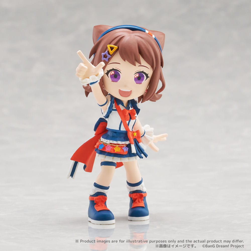 BanG Dream! Poppin'Party PalVerse PVC Figuren 9 cm Sortiment (6)