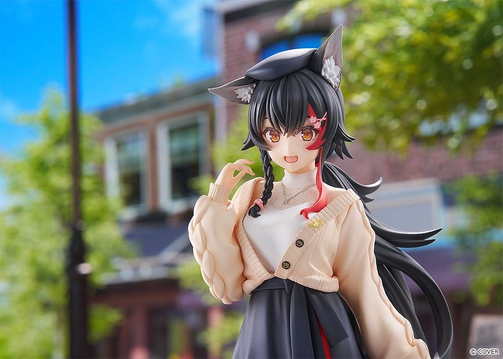 Hololive Production G.S. Collection PVC Figur 1/7 Ookami Mio Date Style - Street Outfit Ver. 24 cm