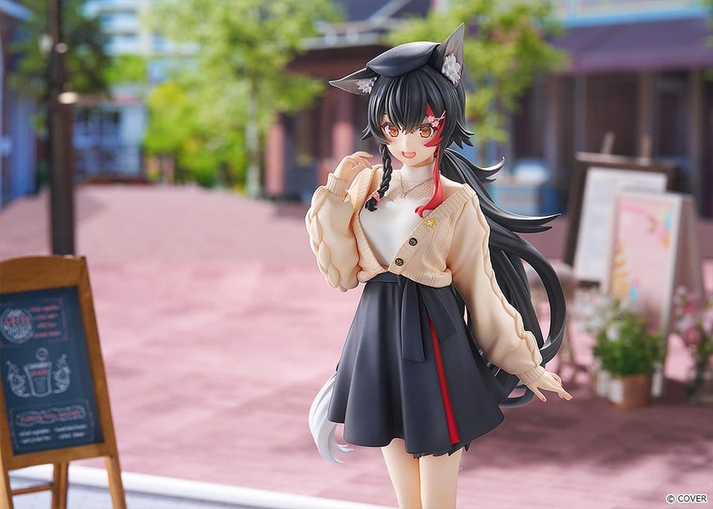 Hololive Production G.S. Collection PVC Figur 1/7 Ookami Mio Date Style - Street Outfit Ver. 24 cm