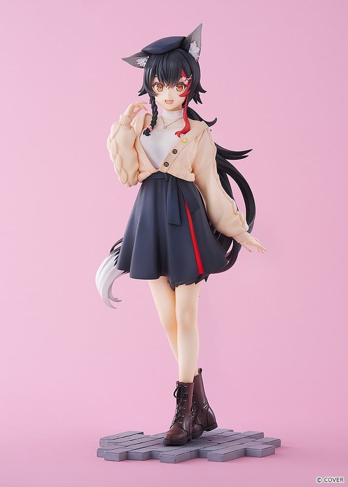 Hololive Production G.S. Collection PVC Figur 1/7 Ookami Mio Date Style - Street Outfit Ver. 24 cm