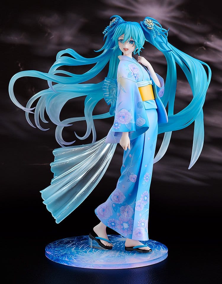 Character Vocal Series 01: Hatsune Miku PVC Figur 1/7 Music & Fire Works Ver. 23 cm