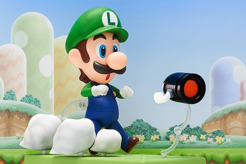 Super Mario Nendoroid Actionfigur Luigi 10cm