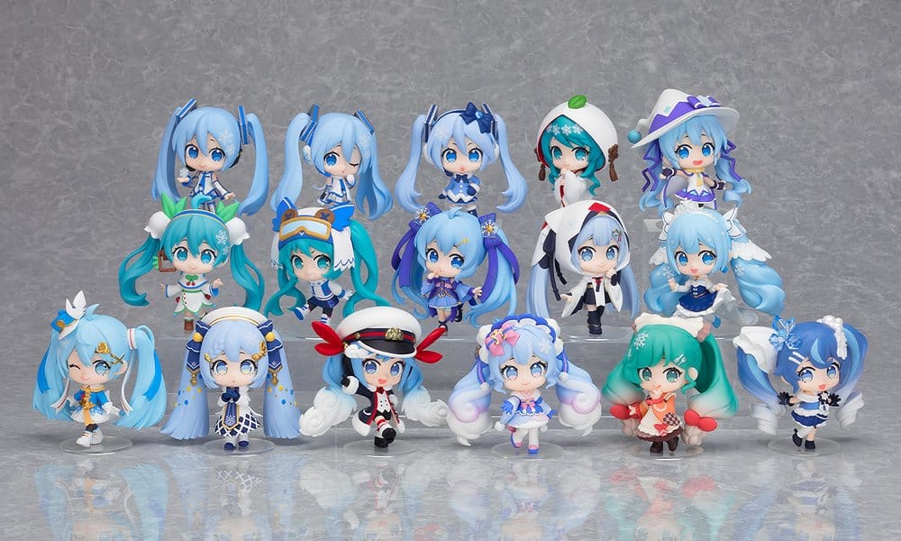 Character Vocal Series 01: Hatsune Miku Minifigur Snow Miku All Stars Figure Collection Vol. 2 8 cm Blind Box Sortiment (8)