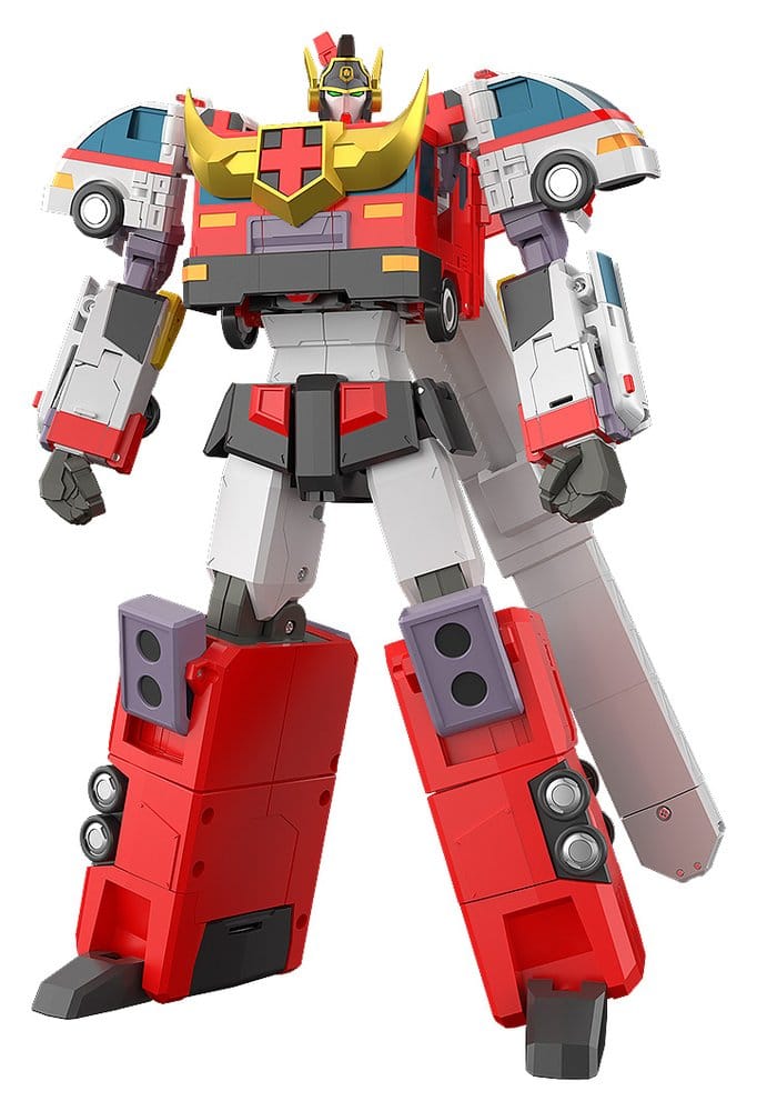 Brave Police J-Decker Actionfigur The Gattai Duke Fire 25 cm