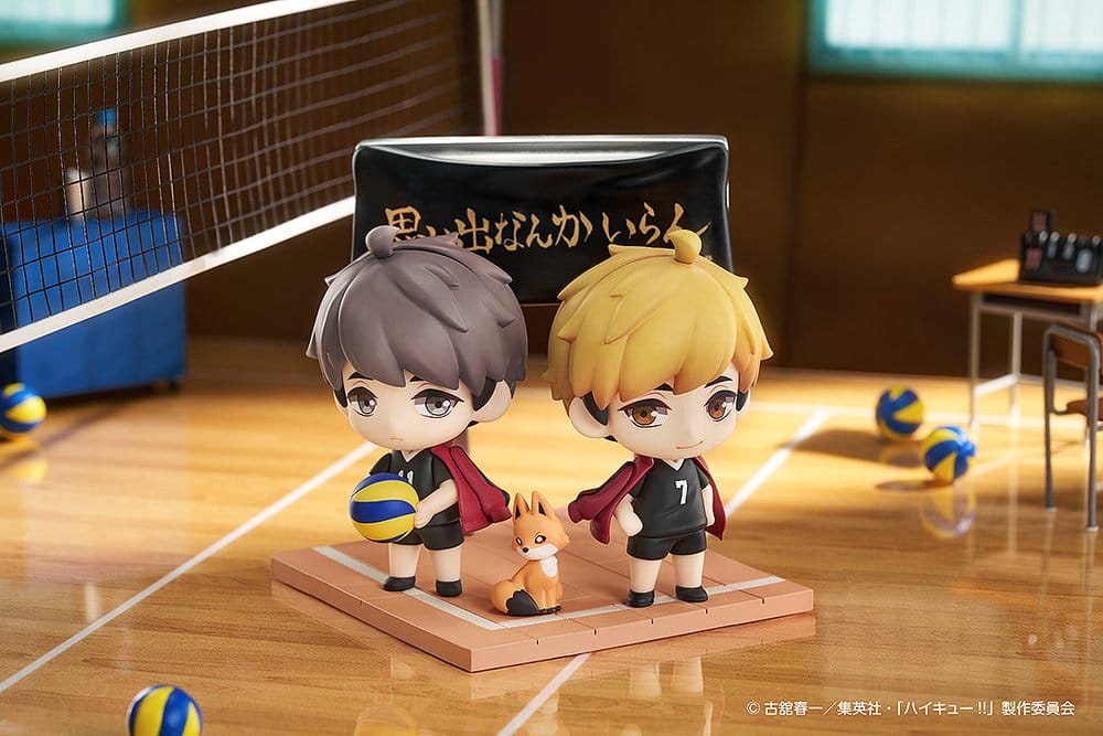 Haikyu!! Qset+ Minifiguren 2er-Pack Atsumu Miya & Osamu Miya 8 cm