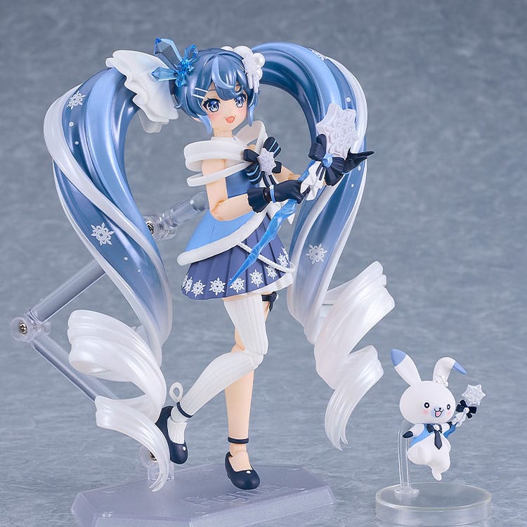 Character Vocal Series 01: Hatsune Miku Figma Actionfigur Snow Miku: Crystal Snow Ver. 13 cm