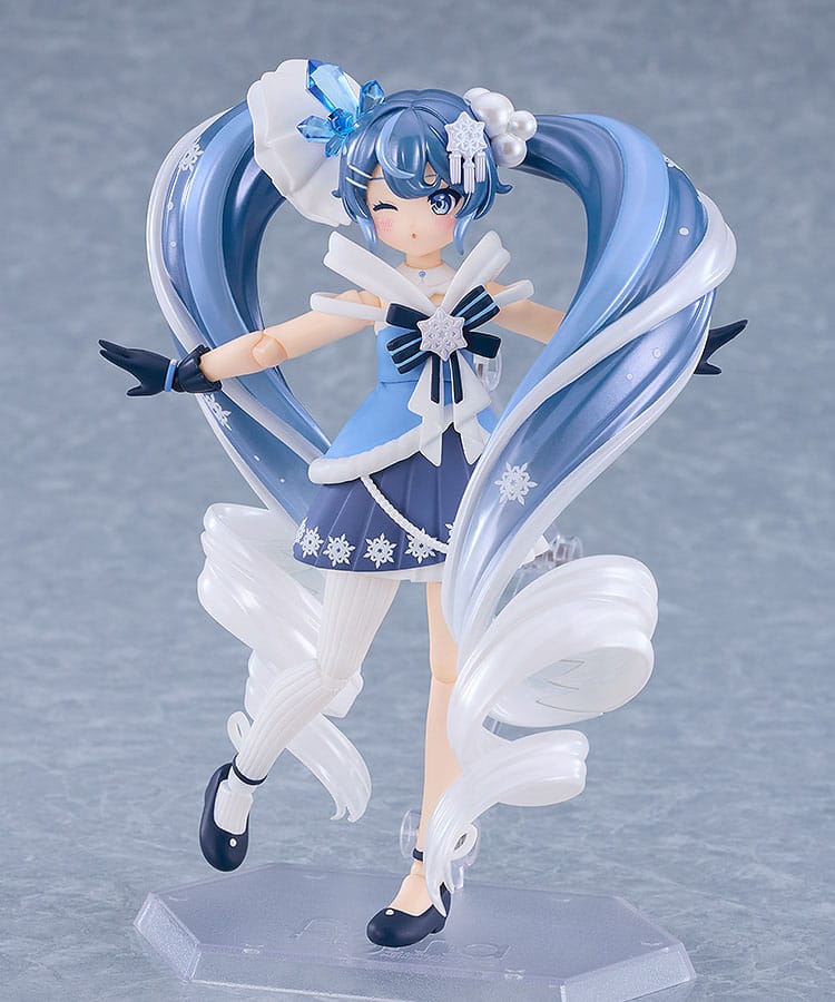 Character Vocal Series 01: Hatsune Miku Figma Actionfigur Snow Miku: Crystal Snow Ver. 13 cm