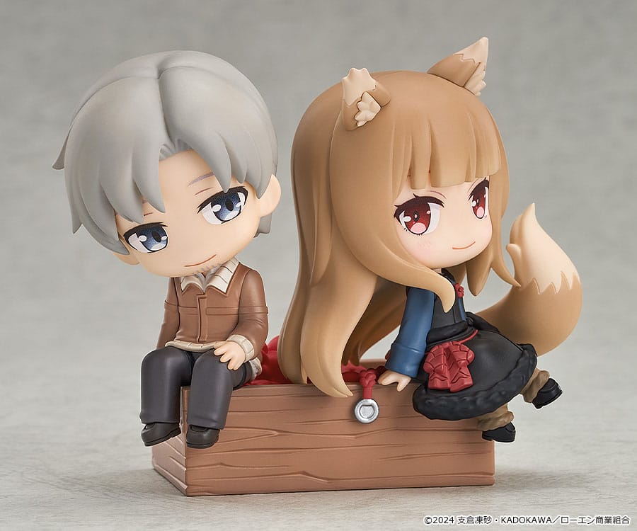 Spice and Wolf: Merchant Meets the Wise Wolf Mini Memory Minifigur Lawrence & Holo 8 cm