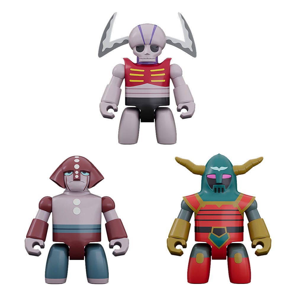 Mazinger Z Brickroid Actionfigur Mechanical Beasts Set 1 5 cm