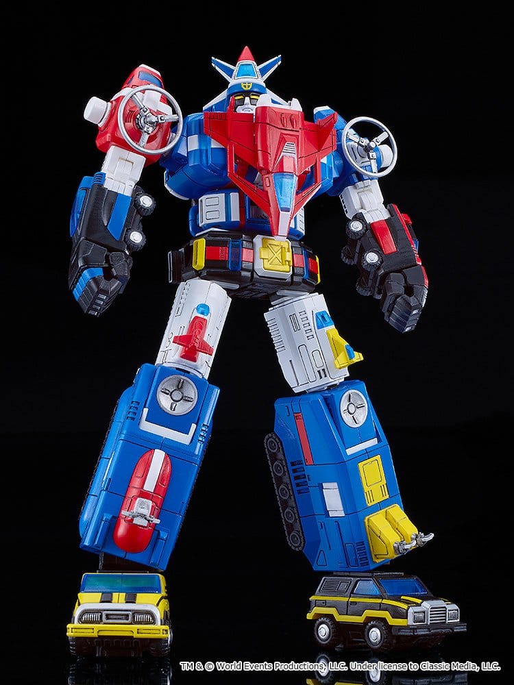 Armored Fleet Dairugger XV Moderoid Plastic Model Kit Dairugger XV 20 cm