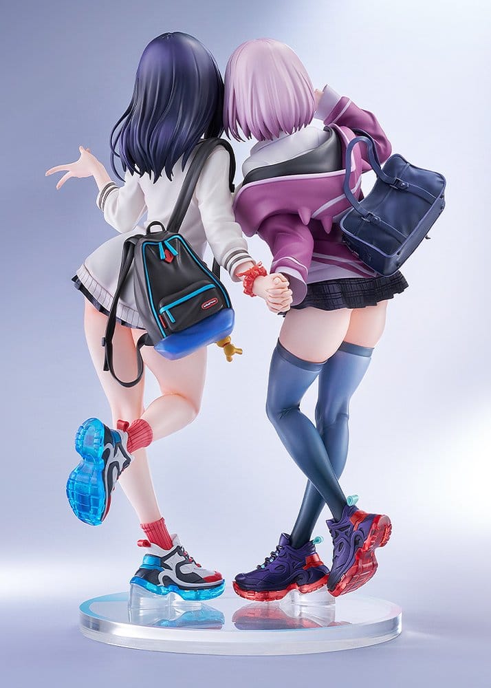 SSSS.Gridman PVC Statuen 1/7 2er-Pack Rikka Takarada & Akane Shinjo feat. toridamono 22 cm