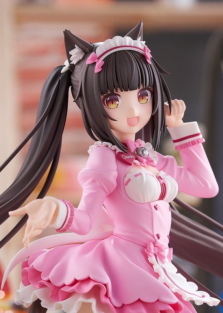 Nekopara Sekai Connect Pop Up Parade PVC Figur Chocola: Winter Clothes Ver. L Size 22 cm