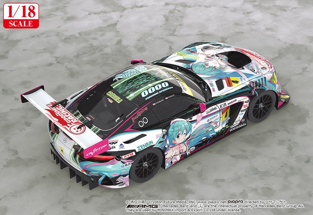 Hatsune Miku GT Project Fahrzeug 1/18 Good Smile Hatsune Miku AMG 2019 Ver. 26 cm