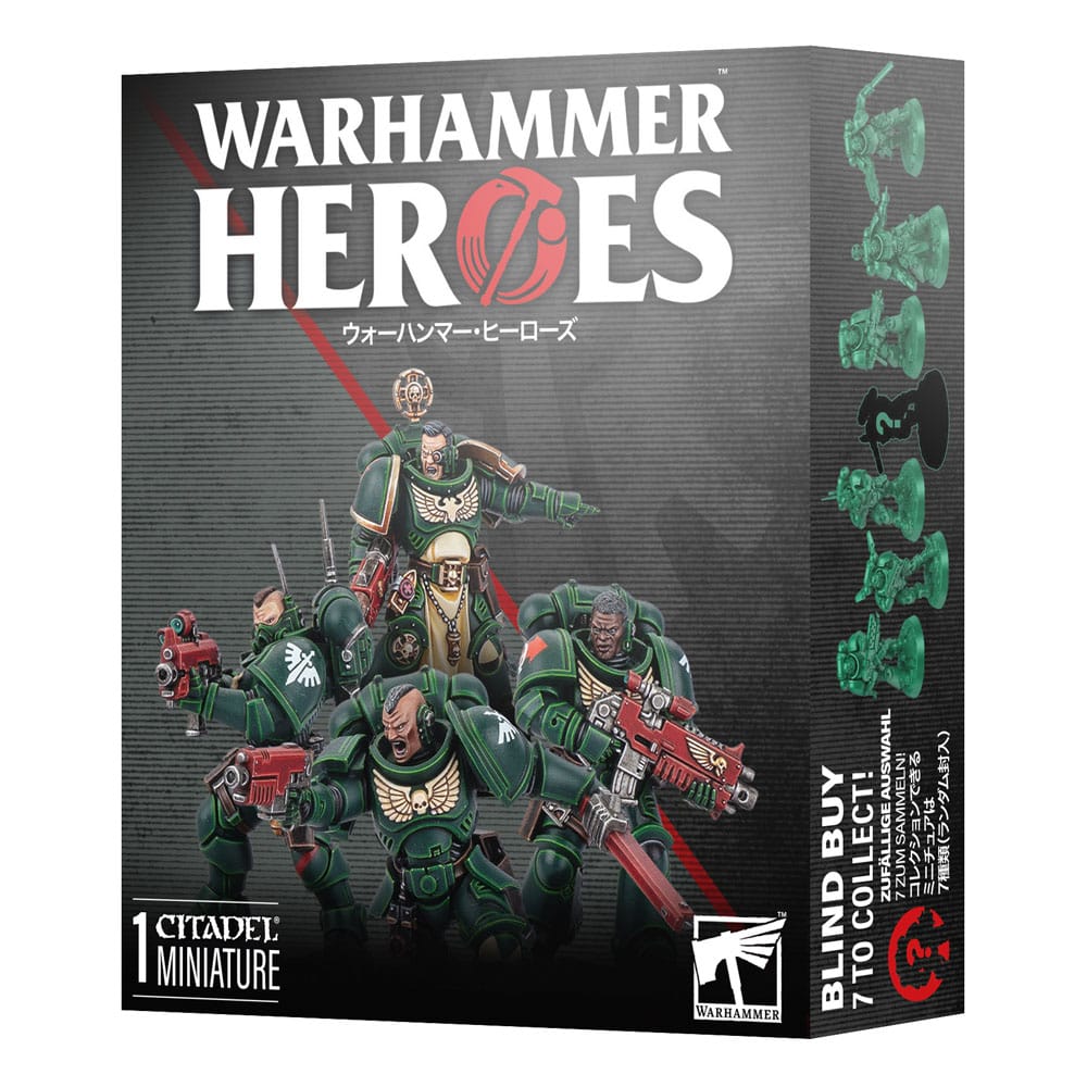 Warhammer Heroes Miniaturen Dark Angels Display (8)