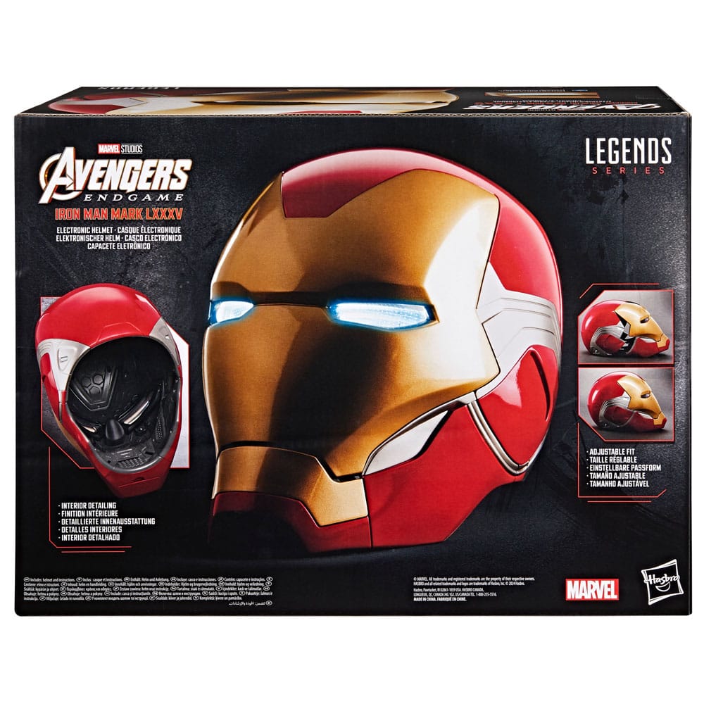 Avengers: Endgame Marvel Legends Elektronischer Helm Iron Man Mark LXXXV